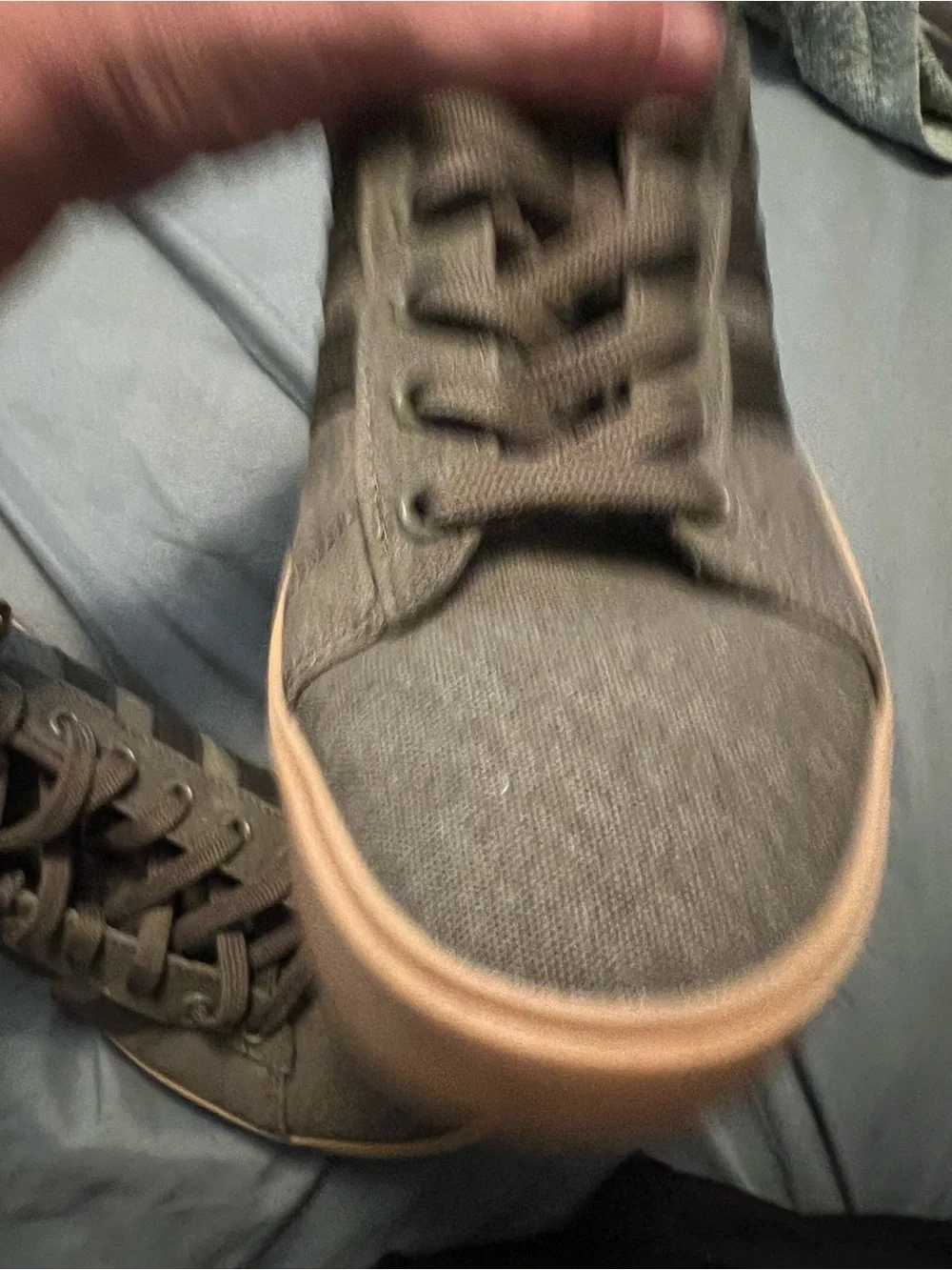 Adidas Daily 4.0 Men’s Dark GreenCanvas Sneakers with Black Stripes.